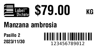 Etiqueta de ejemplo 2